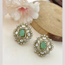 Sona Covering Gorgeous Pota Stone Party Wear Studs Earrings