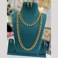 Sona Covering Fancy Austrian Stone Double Necklace Set