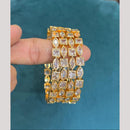 Sona Covering Premium Polki Kundan Stone Bangles Set