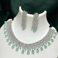 Sona Covering Designer American Daimond Necklace Set