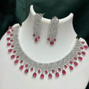 Sona Covering Designer American Daimond Necklace Set
