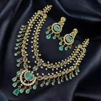 Sona Covering Designer American Daimond Necklace Set