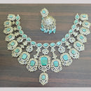 Sona Covering Designer American Daimond Necklace Set