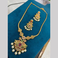 Sona Covering Delicate Pota Stone Necklace Set