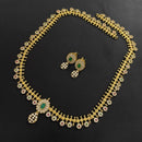 Sona Covering Delicate Pota Stone Long Necklace Set