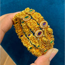 Sona Covering Premium Pota Stone Bangles Set