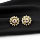Sona Covering Sparkle Austrain Stone Studs Earrings