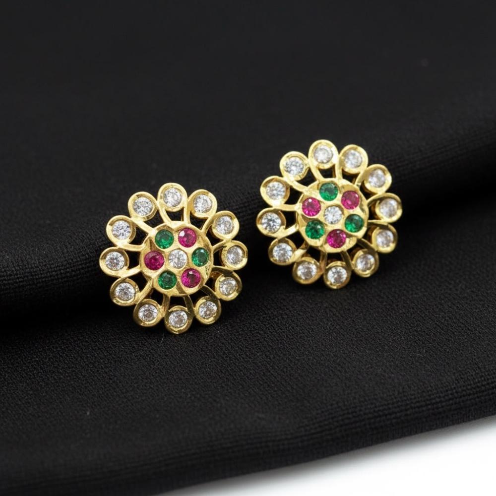 Sona Covering Sparkle Austrain Stone Studs Earrings