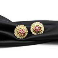 Sona Covering Sparkle Austrain Stone Studs Earrings