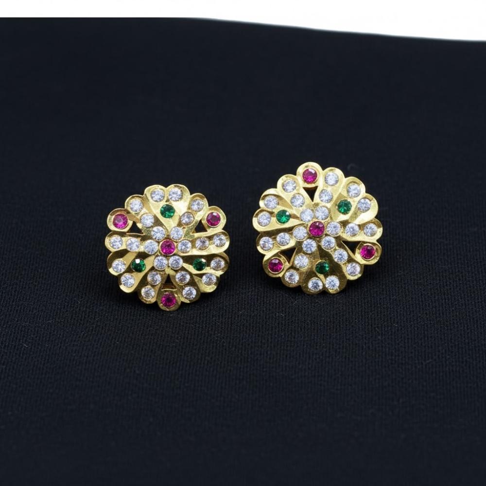 Sona Covering Sparkle Austrain Stone Studs Earrings