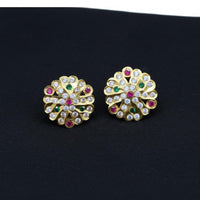 Sona Covering Sparkle Austrain Stone Studs Earrings