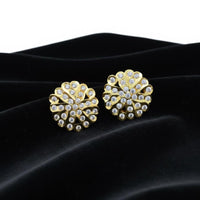Sona Covering Sparkle Austrain Stone Studs Earrings