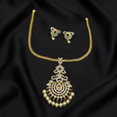 Sona Covering Glamorous Austrian Stone And Beads Necklace Set