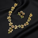 Sona Covering Glamorous Austrian Stone Necklace Set