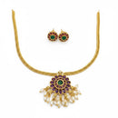 Sona Covering Glamorous Pota Stone And Beads Necklace Set