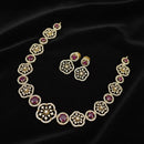 Sona Covering Glamorous Austrian Stone Necklace Set