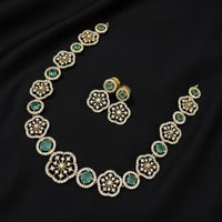 Sona Covering Glamorous Austrian Stone Necklace Set