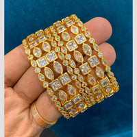 Sona Covering Premium Crystal Stone Bangles Set