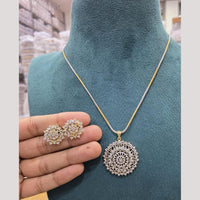 Sona Covering Delicate Austrian Stone Chain Pendant Set For Women