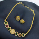 Sona Covering Designer American Daimond Necklace Set