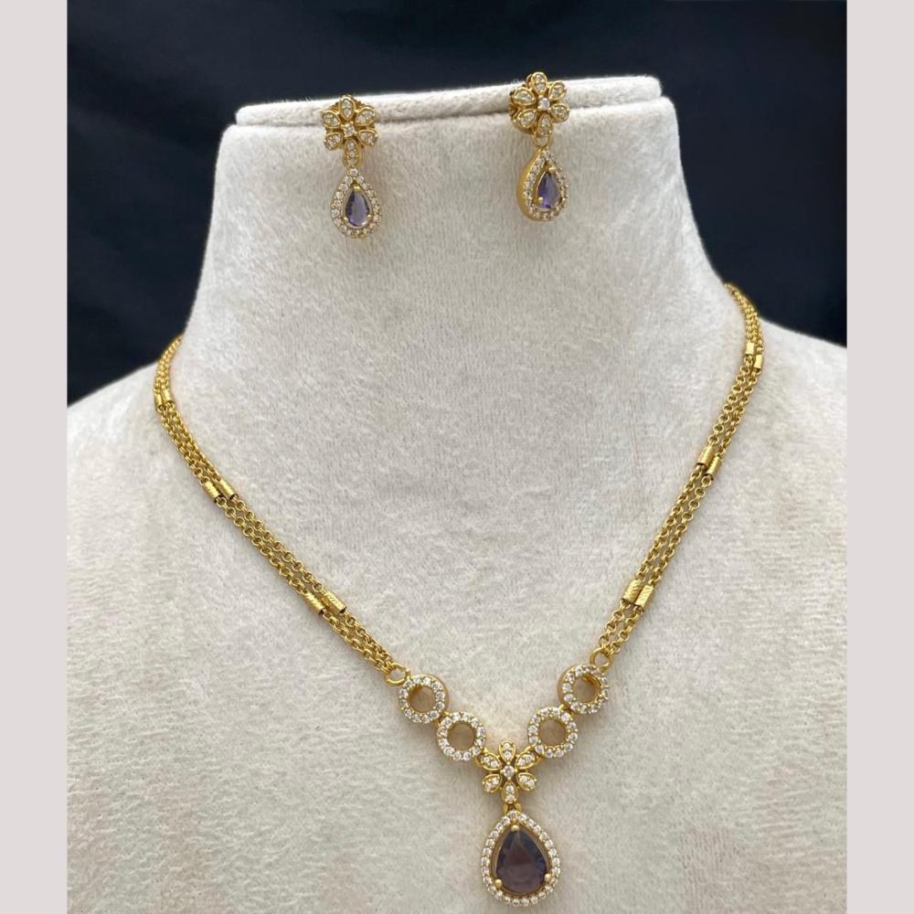 Sona Covering Glamorous Austrian Stone Necklace Set