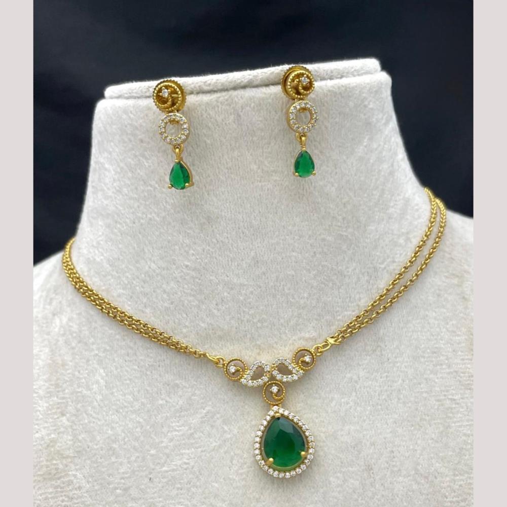 Sona Covering Glamorous Austrian Stone Necklace Set