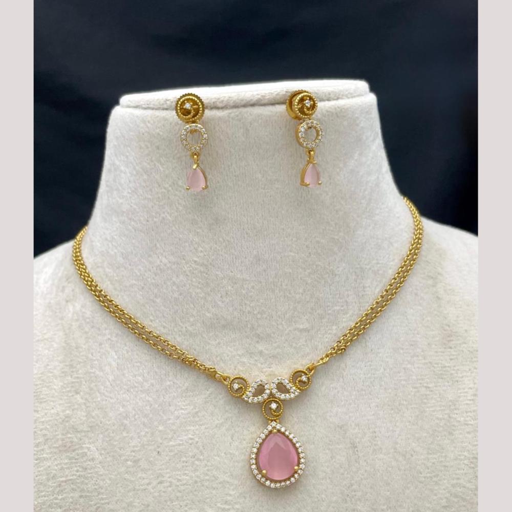 Sona Covering Glamorous Austrian Stone Necklace Set