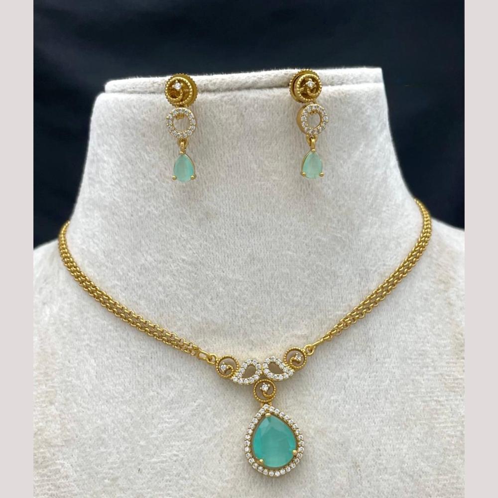 Sona Covering Glamorous Austrian Stone Necklace Set