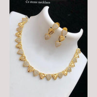 Sona Covering Designer American Daimond Necklace Set