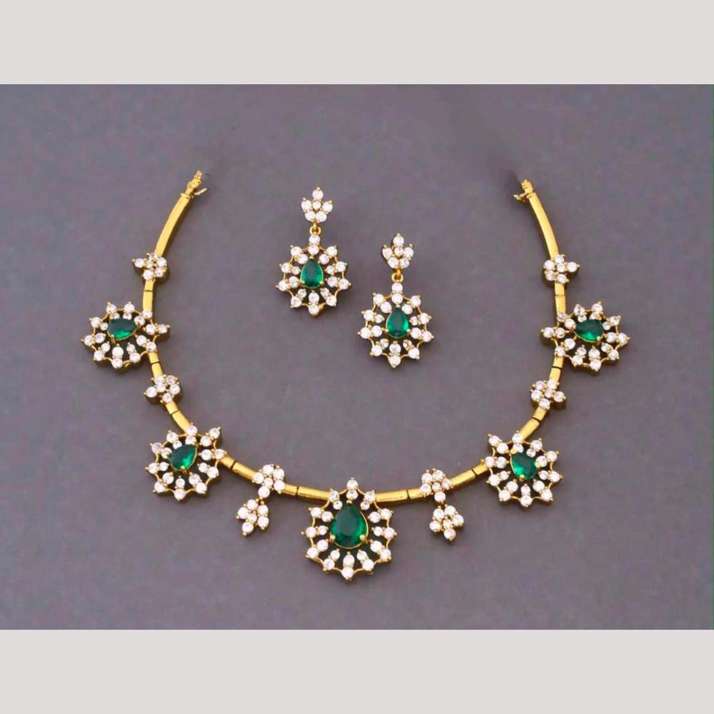 Sona Covering Glamorous Austrian Stone Necklace Set