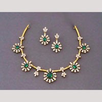 Sona Covering Glamorous Austrian Stone Necklace Set
