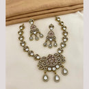 Sona Covering American Diamond  Necklace Set