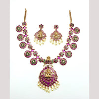 Sona Covering  Pota Stone Necklace Set