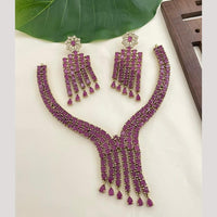 Sona Covering American Diamond Choker Necklace Set