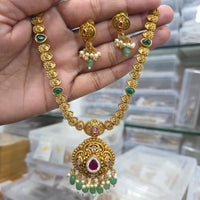 Sona Covering Glamorous Austrain Stone And Beads Necklace Set