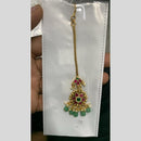 Sona Covering Designer Pota Stone And Pearl Maangtikka
