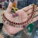 Sona Covering Elegant Pota Stone Necklace Set