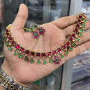 Sona Covering Elegant Pota Stone Necklace Set