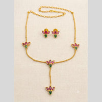 Sona Covering Elegant Pota Stone Necklace Set