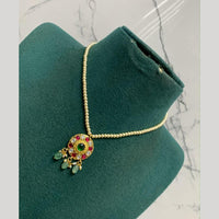 Sona Covering Jadau Premium Pota Stone And Beads Necklace 