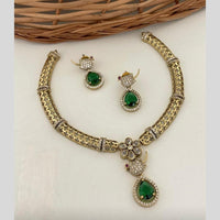 Sona Covering Classic American Diamond Designer Jewellery Necklace Set