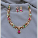 Sona Covering Classic American Diamond Designer Jewellery Necklace Set