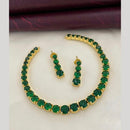 Sona Covering Classic American Diamond Designer Jewellery Necklace Set