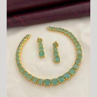 Sona Covering Classic American Diamond Designer Jewellery Necklace Set