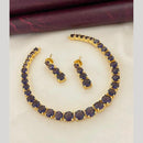 Sona Covering Classic American Diamond Designer Jewellery Necklace Set