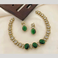 Sona Covering Classic American Diamond Designer Jewellery Necklace Set