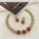 Sona Covering Classic American Diamond Designer Jewellery Necklace Set
