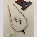 Sona Covering Classic American Diamond Designer Jewellery Necklace Set