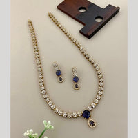 Sona Covering Classic American Diamond Designer Jewellery Necklace Set