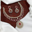 Sona Covering Classic American Diamond Designer Jewellery Necklace Set